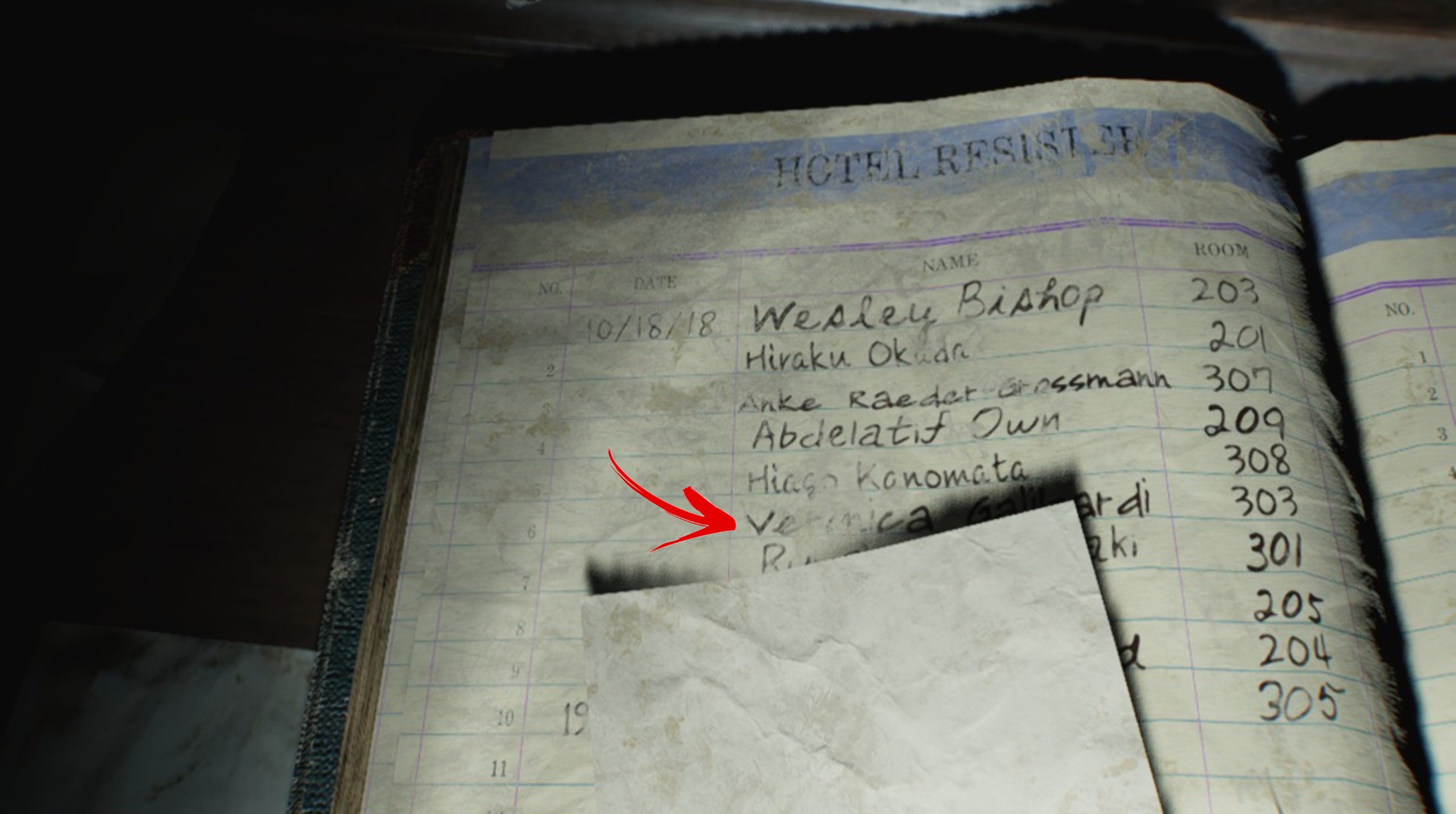 Список гостей с именем Вероника. Источник: пост RacconSurvivor в Х