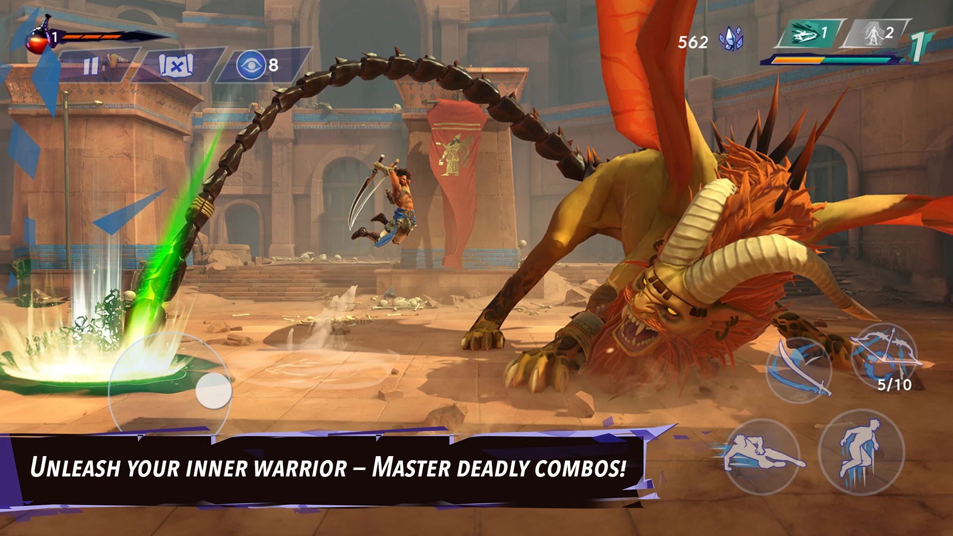 Скриншот из Prince of Persia: The Lost Crown. Источник: Play Market