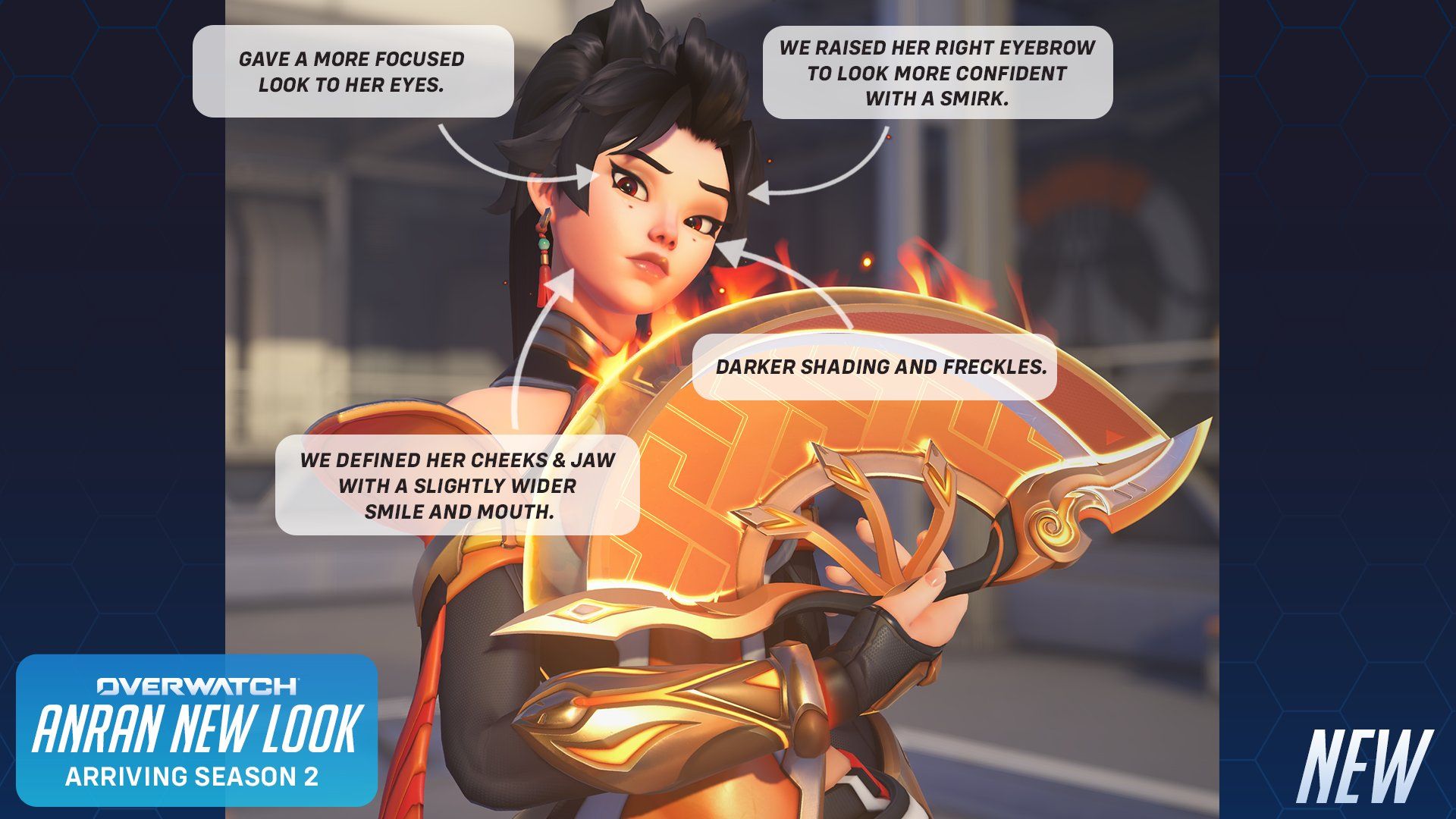 Обновлённый облик Ань Жань. Источник: Overwatch в X