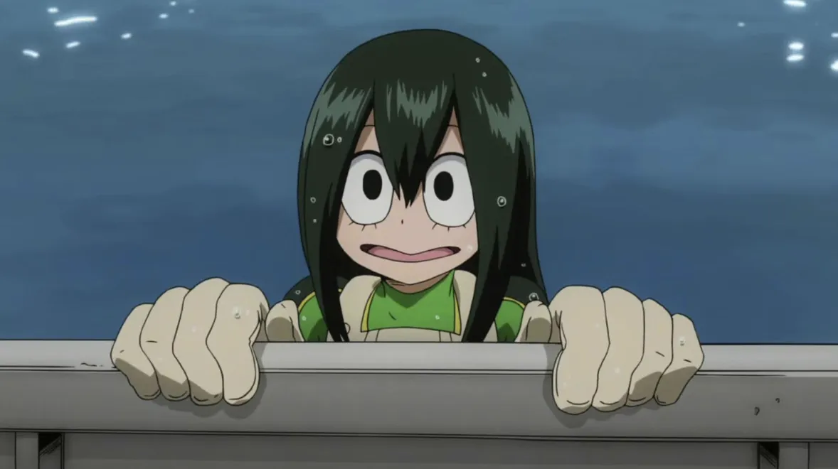 Кадр из аниме «Моя геройская академия»