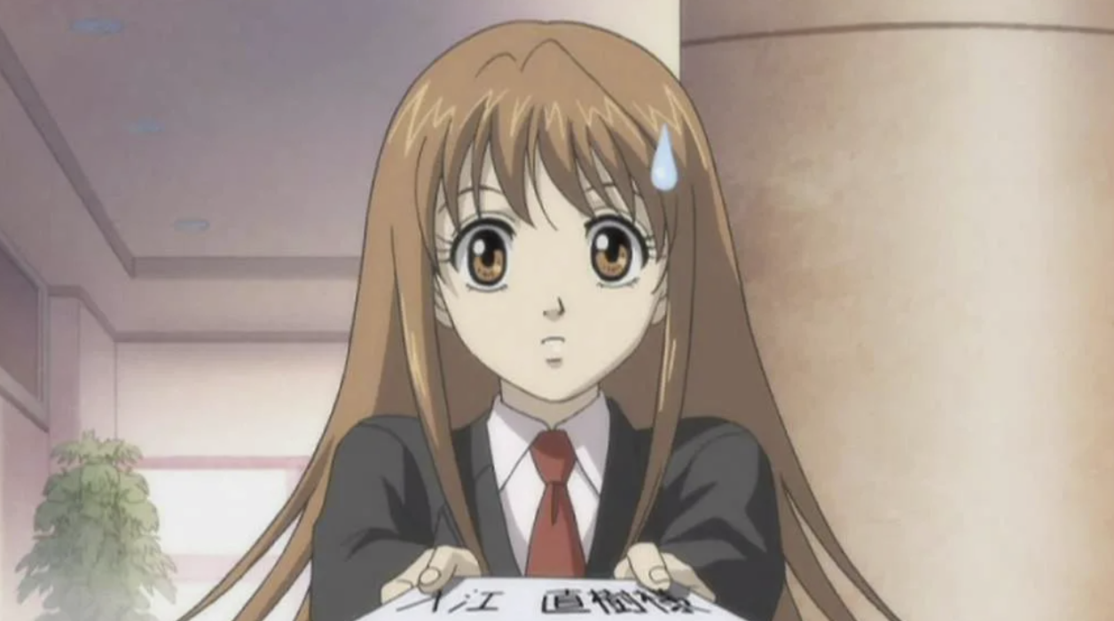 Кадр из аниме «Озорной поцелуй»