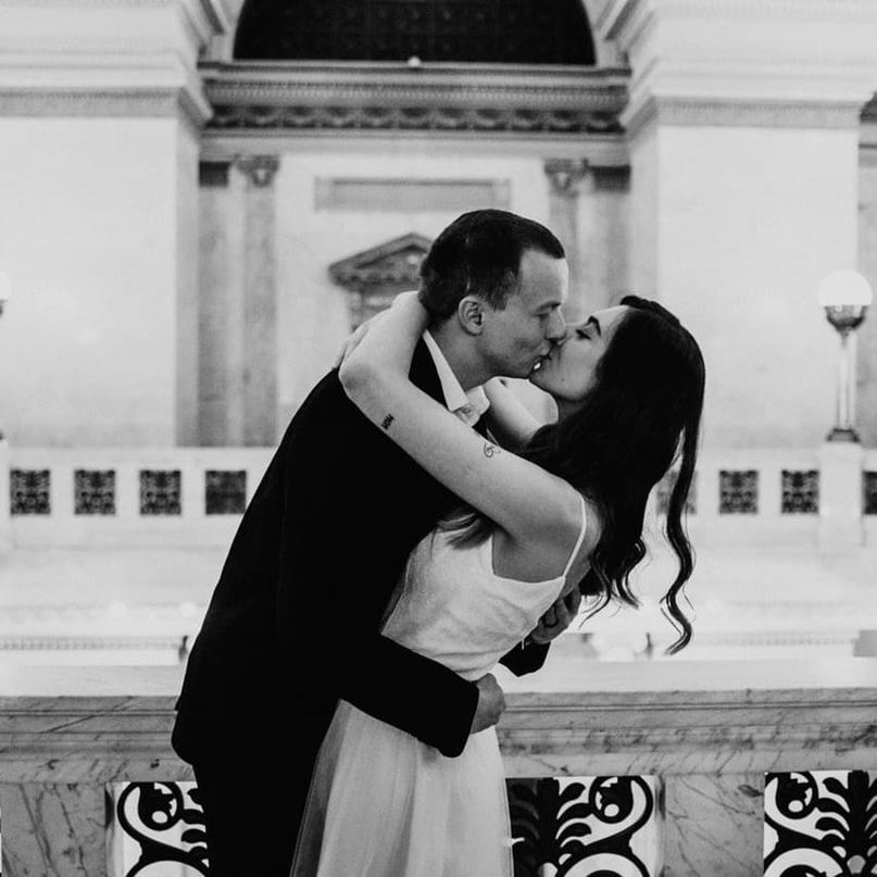 Свадебный снимок