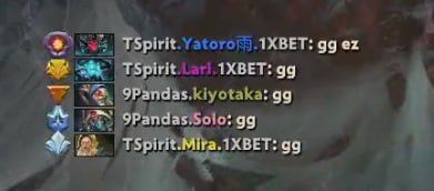 Сообщения игроков после завершения второй карты матча