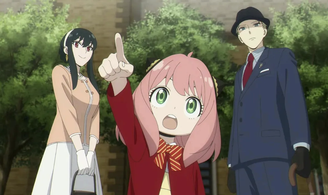 Кадр из аниме «Семья шпиона»