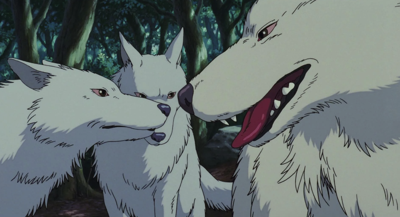 Кадр из аниме «Принцесса Мононоке»