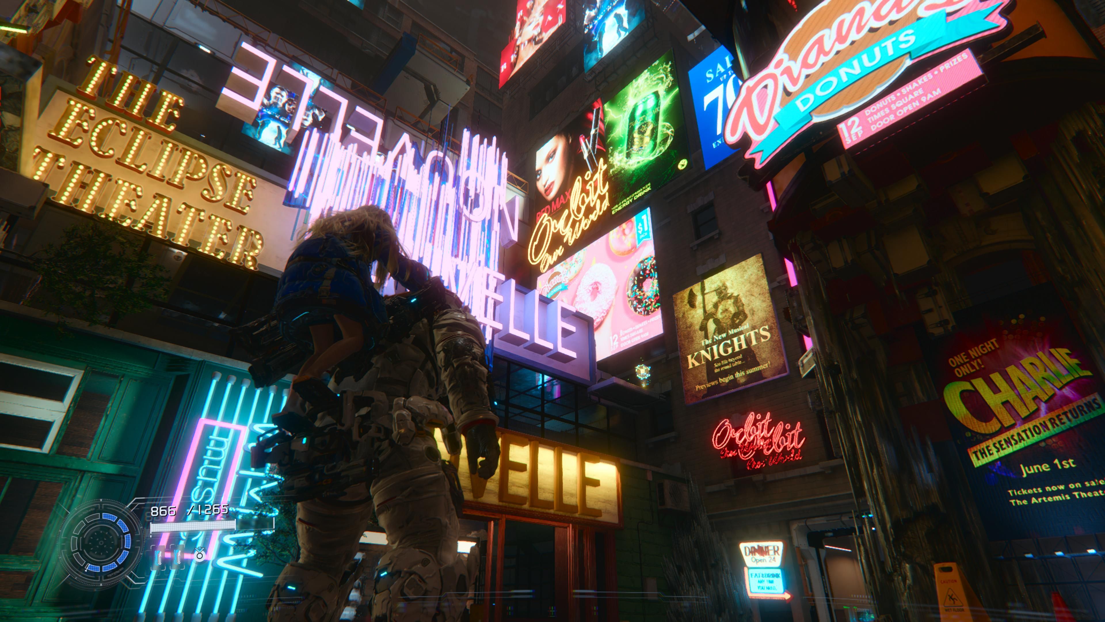 Одна из локаций игры. Скриншот из Pragmata