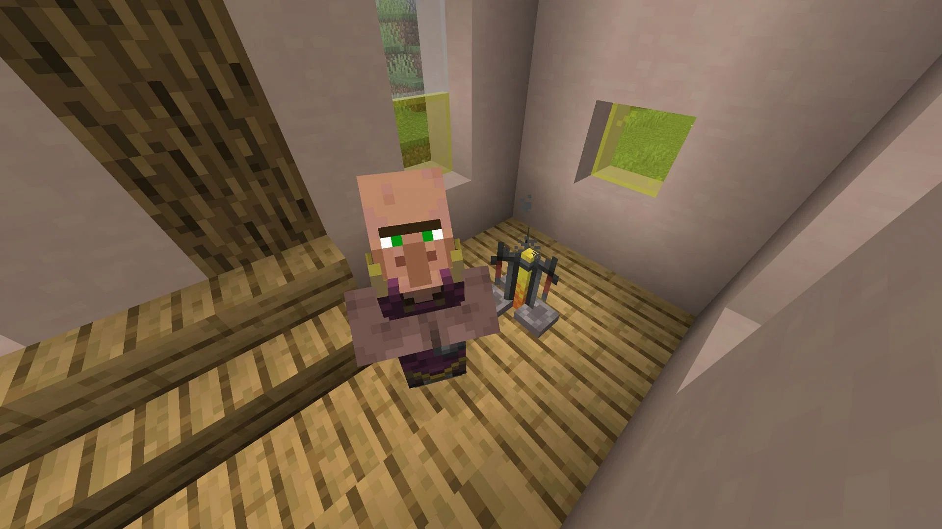 Священник. Скриншот из Minecraft