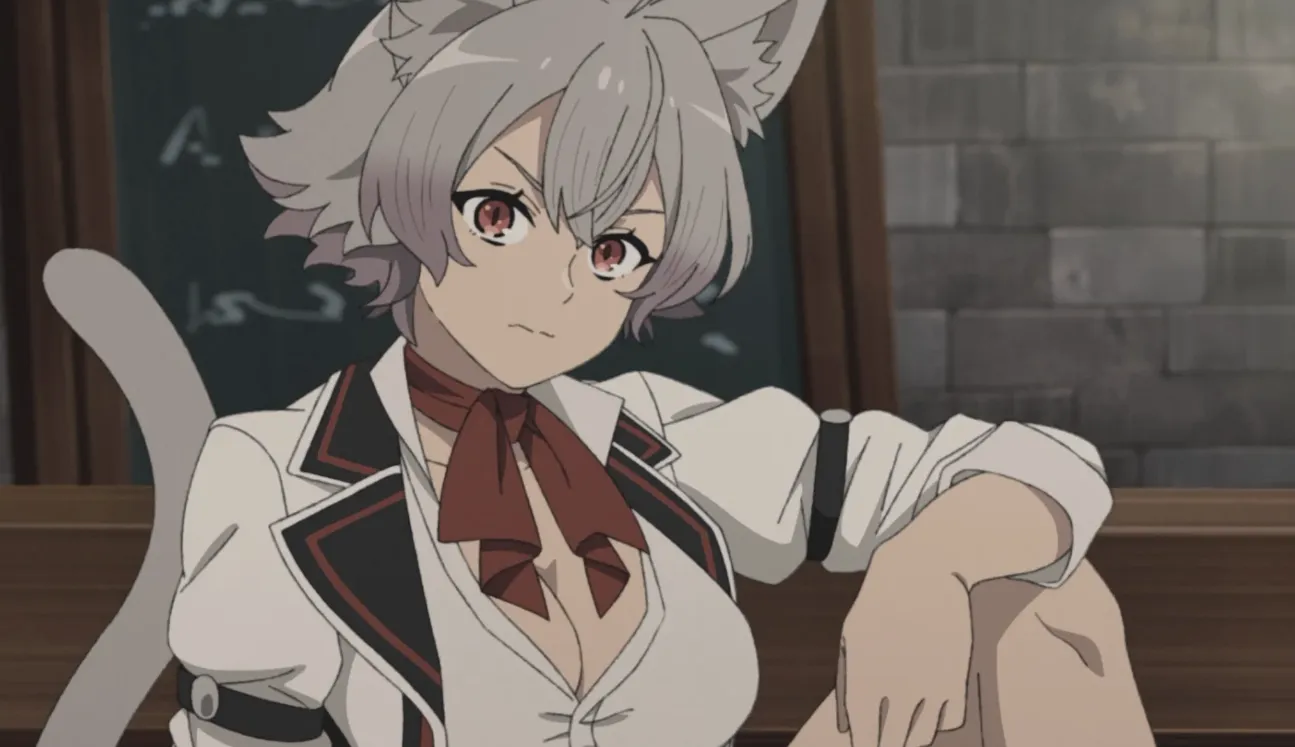 Кадр из аниме «Реинкарнация безработного: История о приключениях в другом мире»