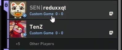 Скриншот лобби в VAlorant | Источник: официальный аккаунт VCT Scrims в X