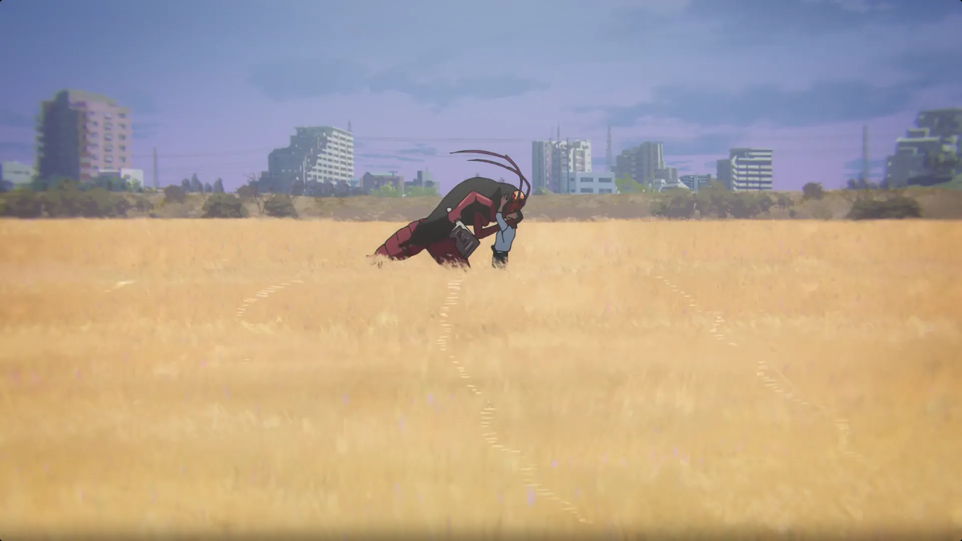 Кадр из аниме «Магическая битва: Смертельная миграция»