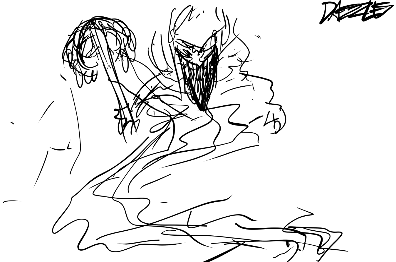 Рисунки героев Dota 2 за минуту. Автор: LiquidEV. Источник: imgur.com