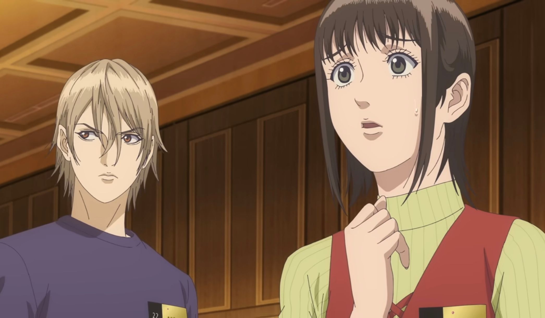 Кадр из аниме «Игра лжецов»