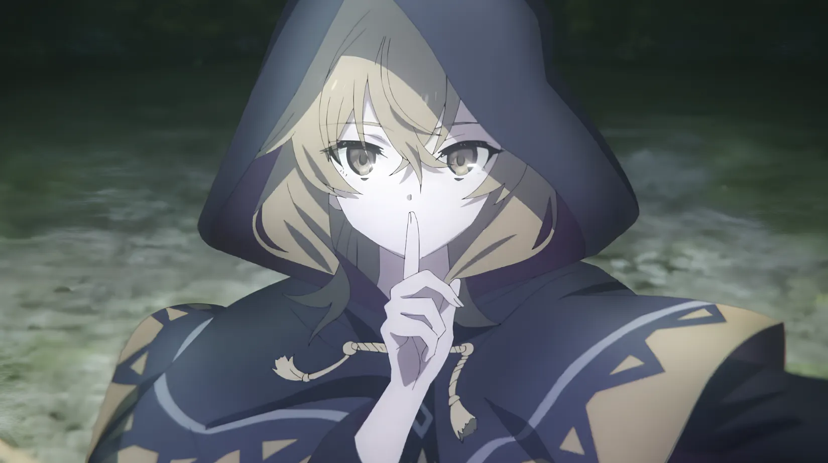 Кадр из аниме «Молчаливая ведьма: Тайна молчаливой колдуньи»