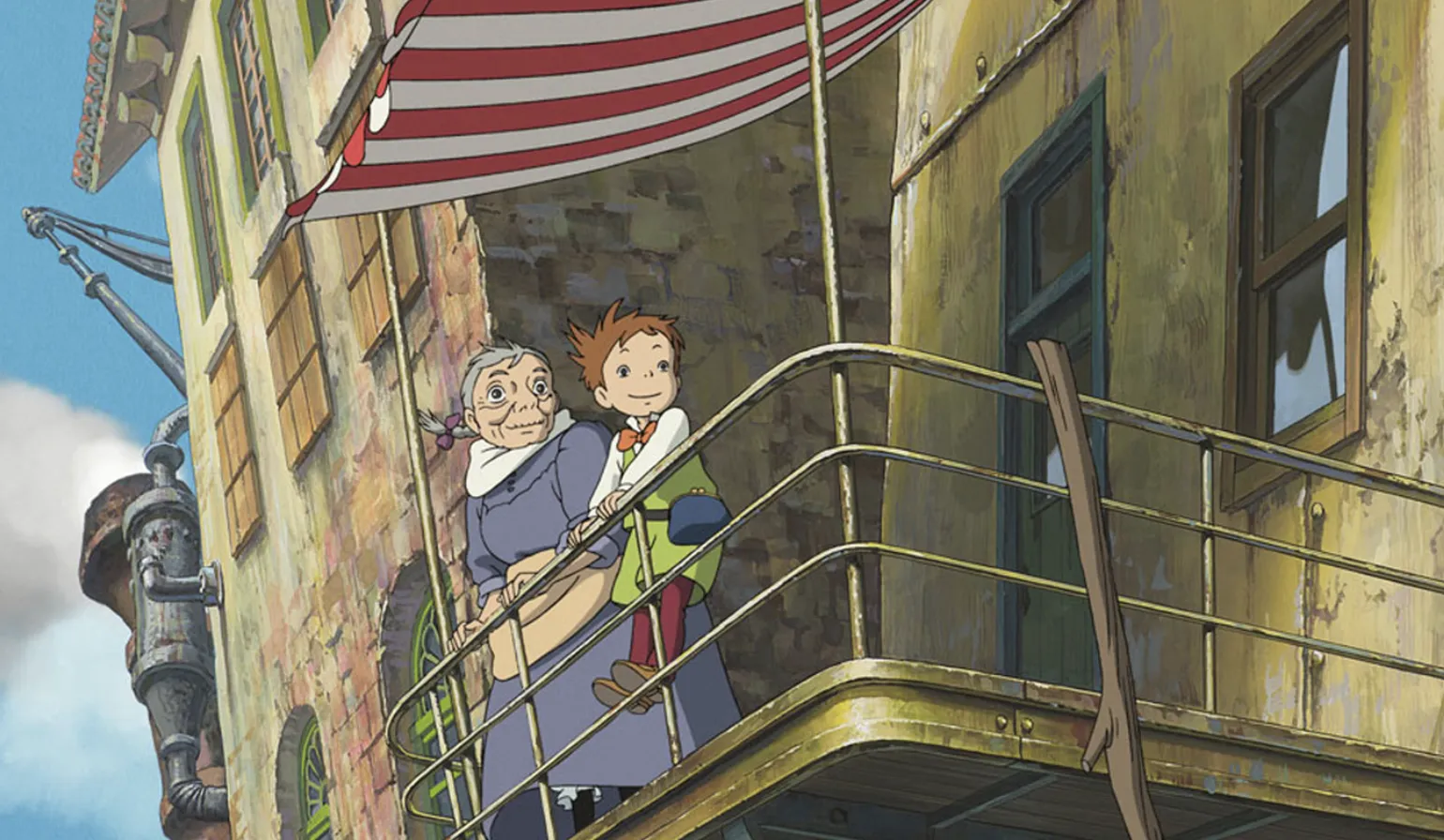 Кадр из аниме «Ходячий замок»