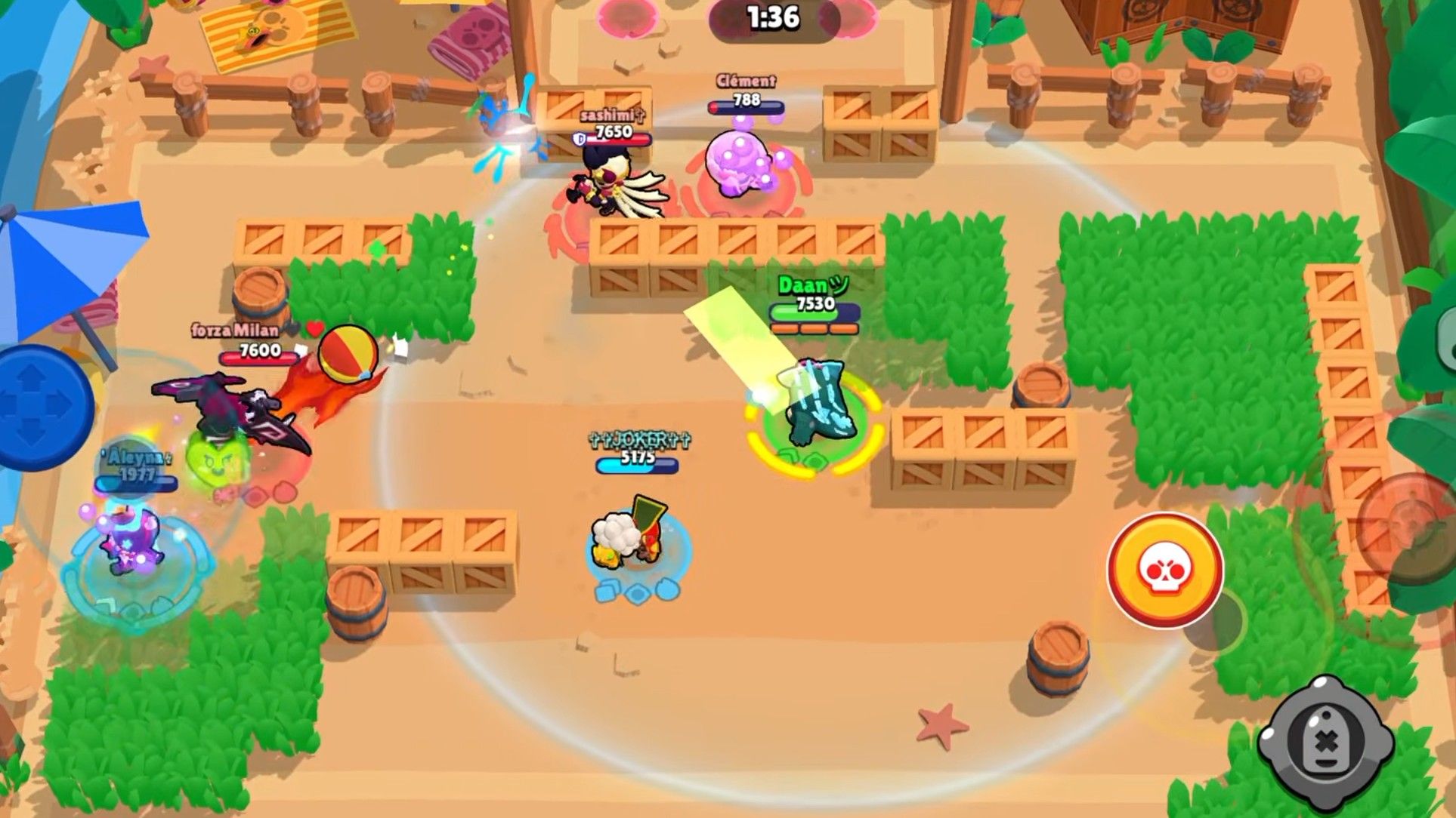 Скриншот из игры Brawl Stars