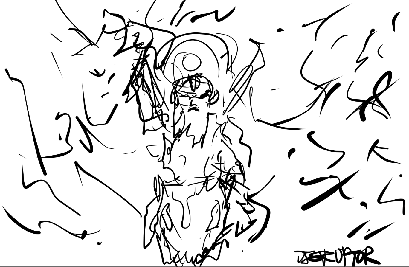 Рисунки героев Dota 2 за минуту. Автор: LiquidEV. Источник: imgur.com