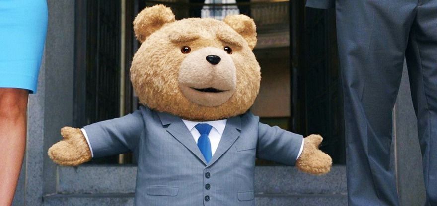 Красивый CGI медведь в костюме