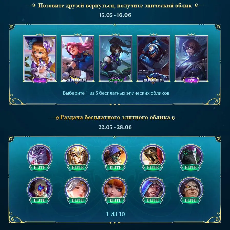 Бонусы ивента ALLSTAR в MLBB | Источник: канал MLBB в Telegram