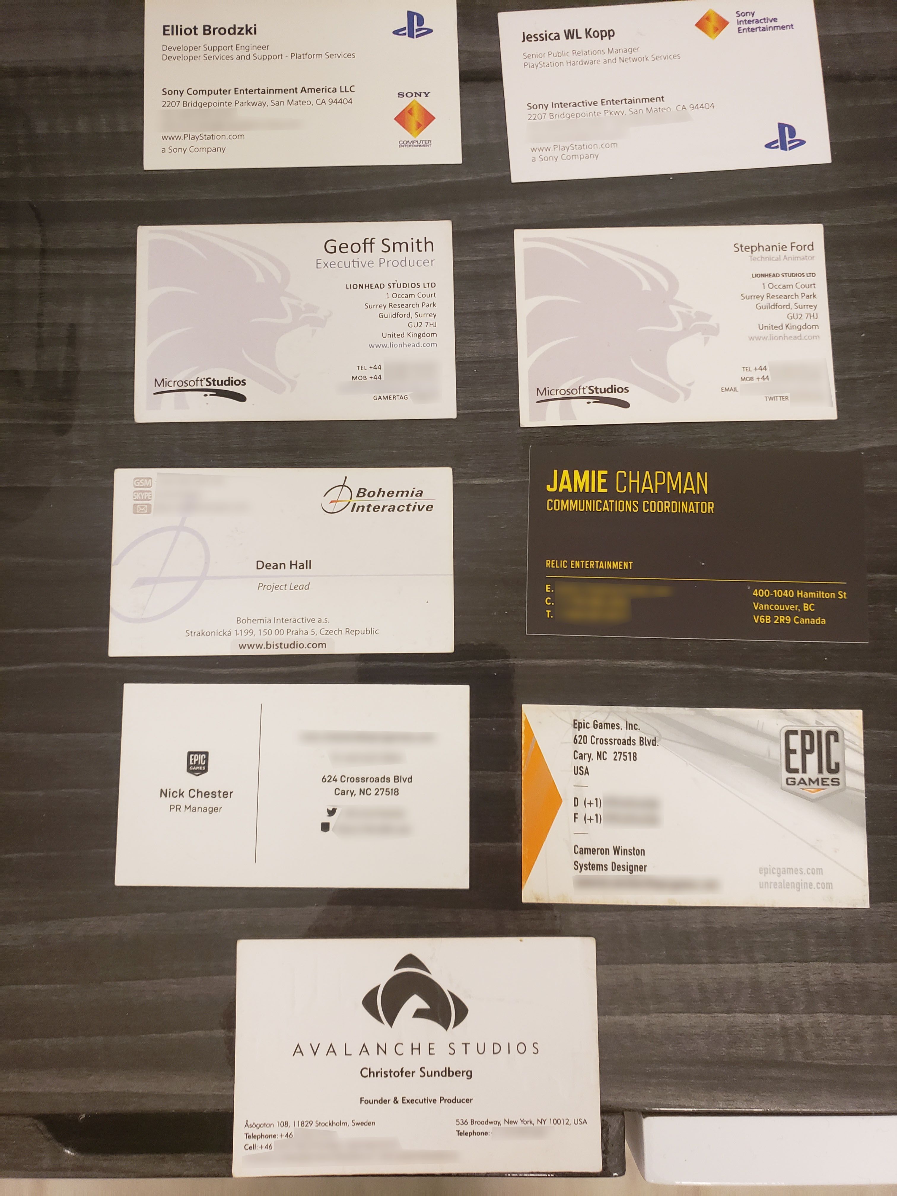 Визитные карточки