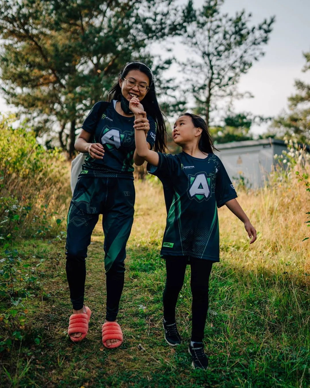 Келли с дочкой