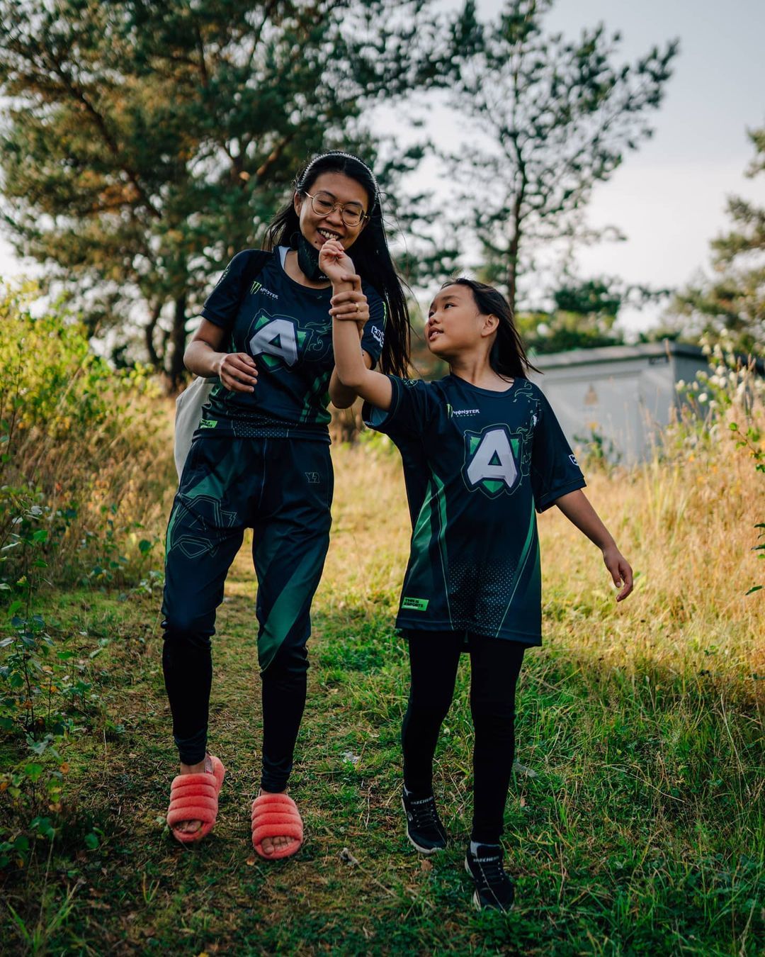 Келли с дочкой