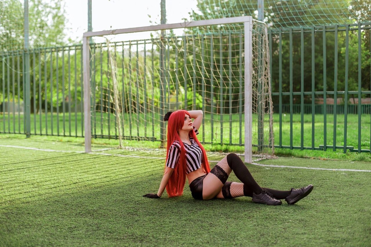 Косплей на Катарину из League of Legends. Косплеер: Алина Aneli Воронцова. Фотограф: Дмитрий Мелихов. Источник: vk.com/aneli_art