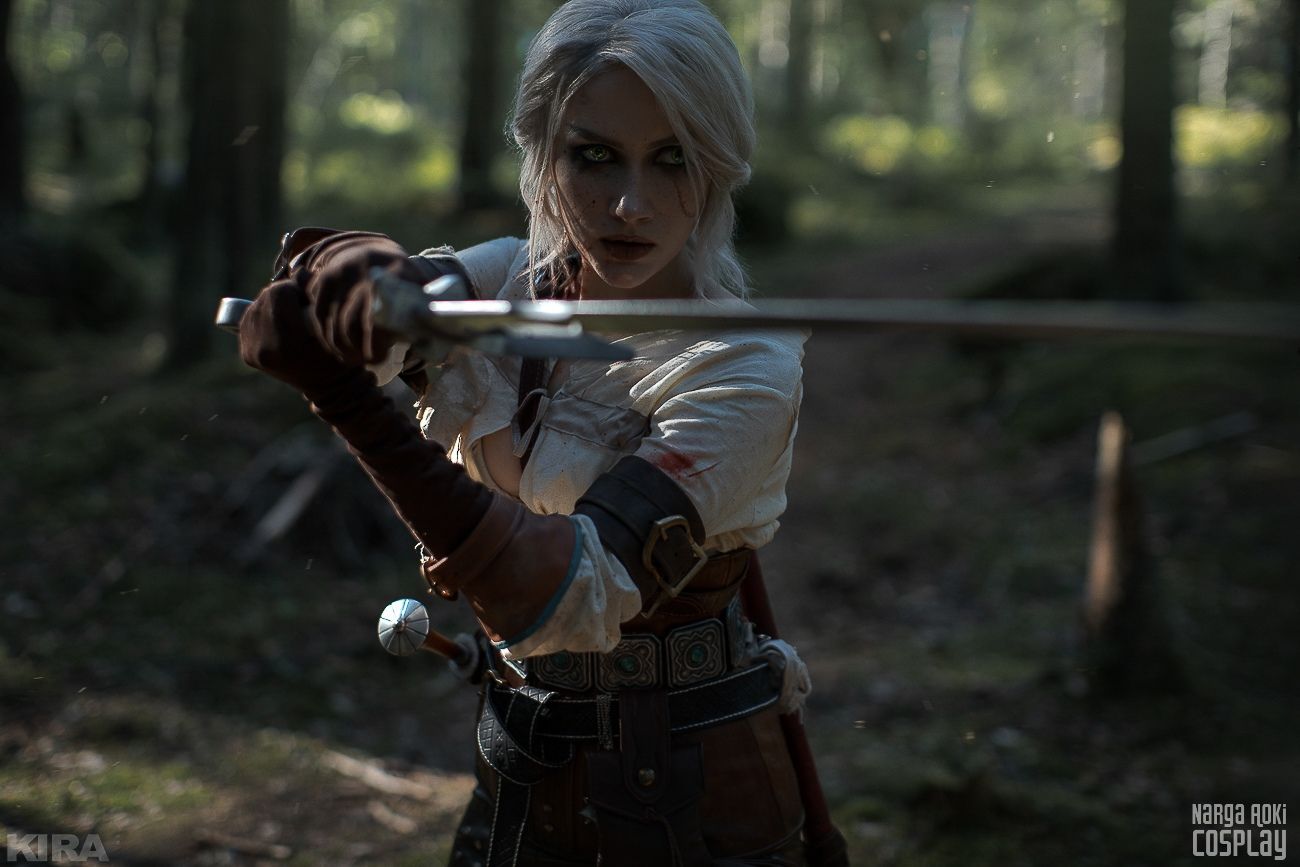 Косплей на Цири из &laquo;Ведьмака&raquo;. Косплеер: Наталья Narga Кочеткова. Фотограф: Кира Митенкова. Источник: vk.com/kmitenkova_photoarts