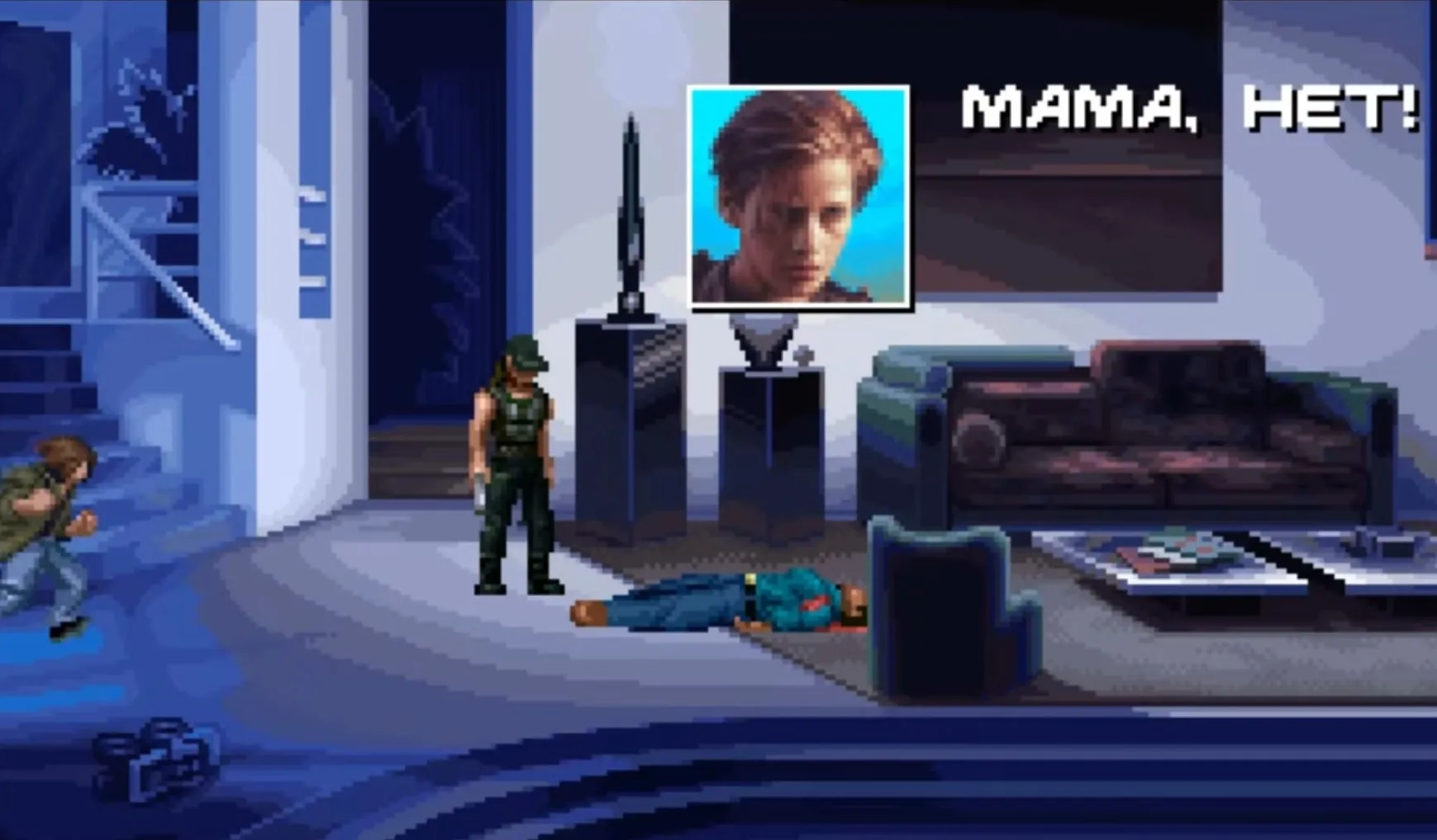 Скриншот из игры Terminator 2D: No Fate