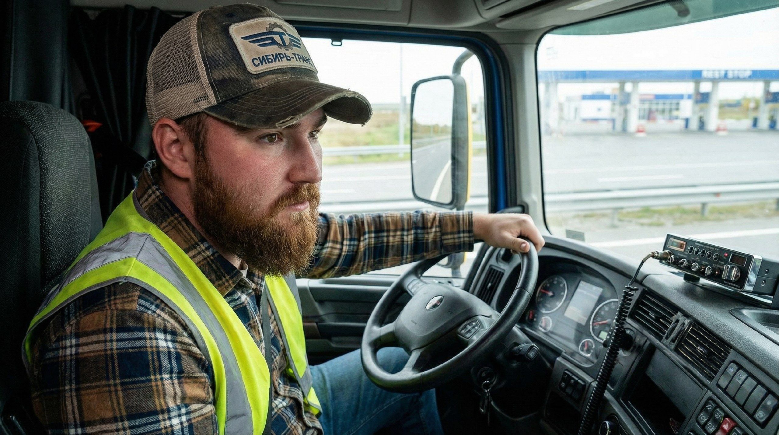 Дальнобойщик chopper | Фото было сгенерировано нейросетью 