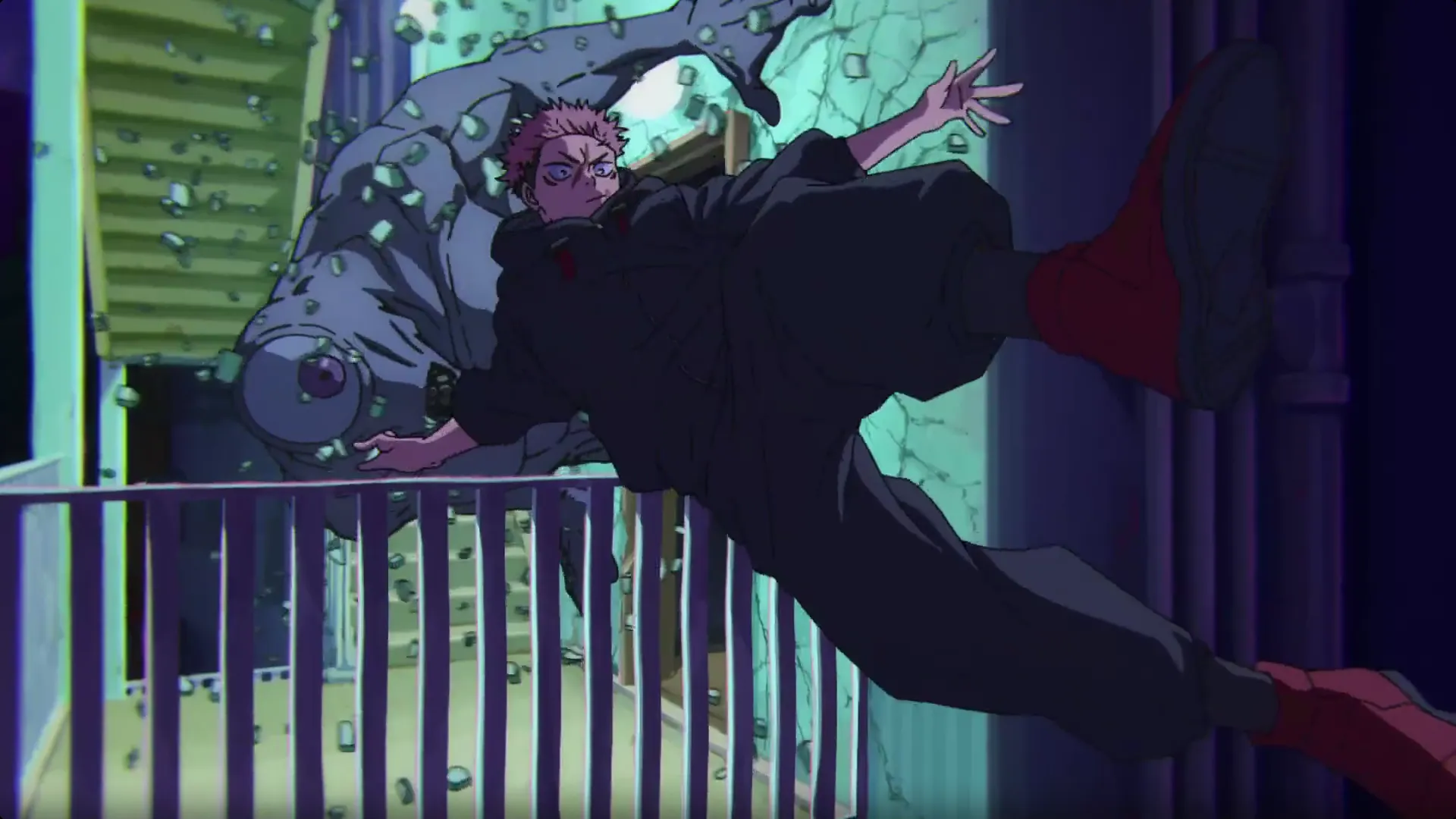 Кадр из аниме «Магическая битва»