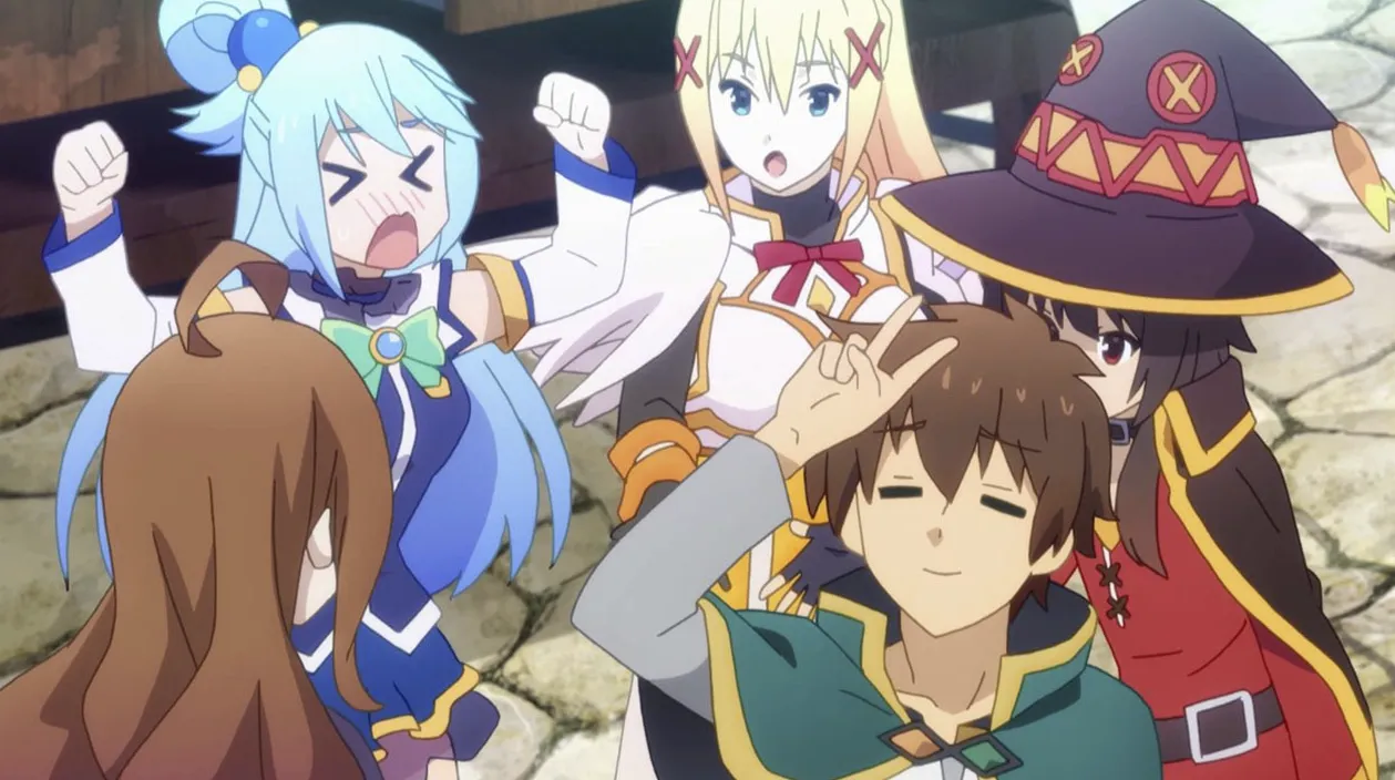 Кадр из аниме «Этот замечательный мир!»