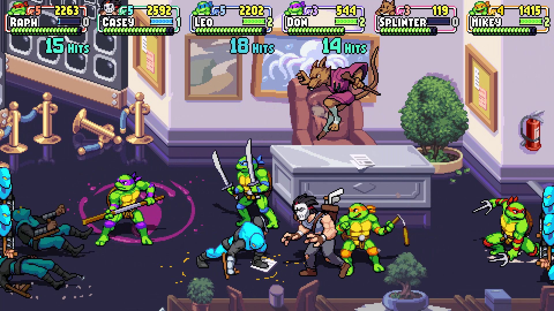 Скриншот из TMNT: Shredder’s Revenge. Источник: Steam