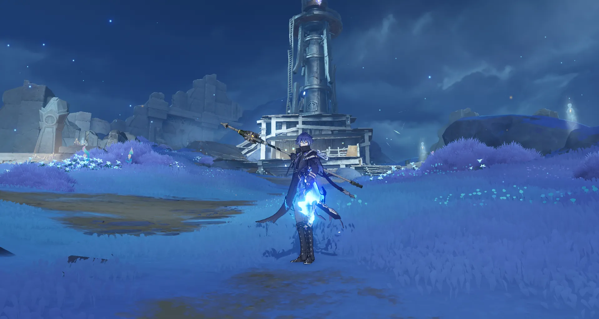 Обычная атака Флинса. Источник: Genshin Impact