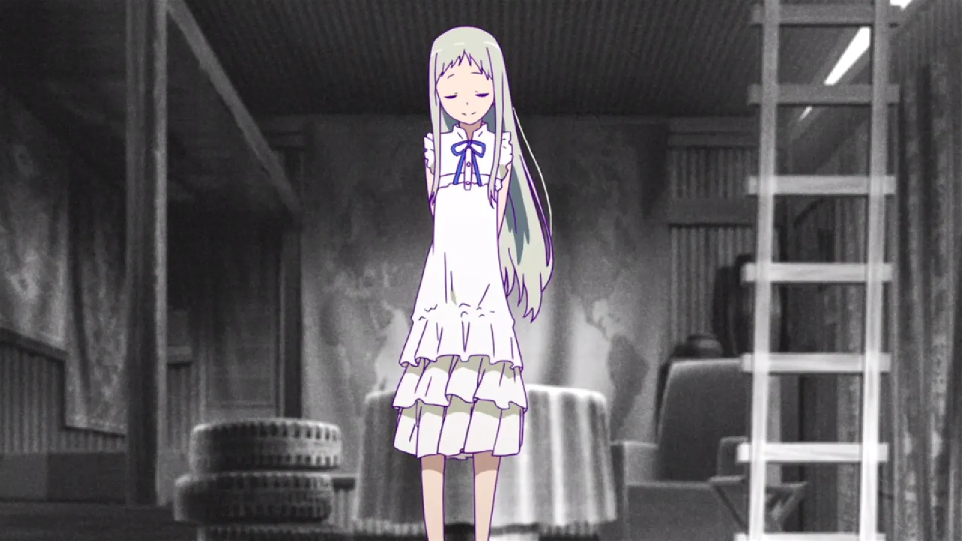 Кадр из аниме «Невиданный цветок»