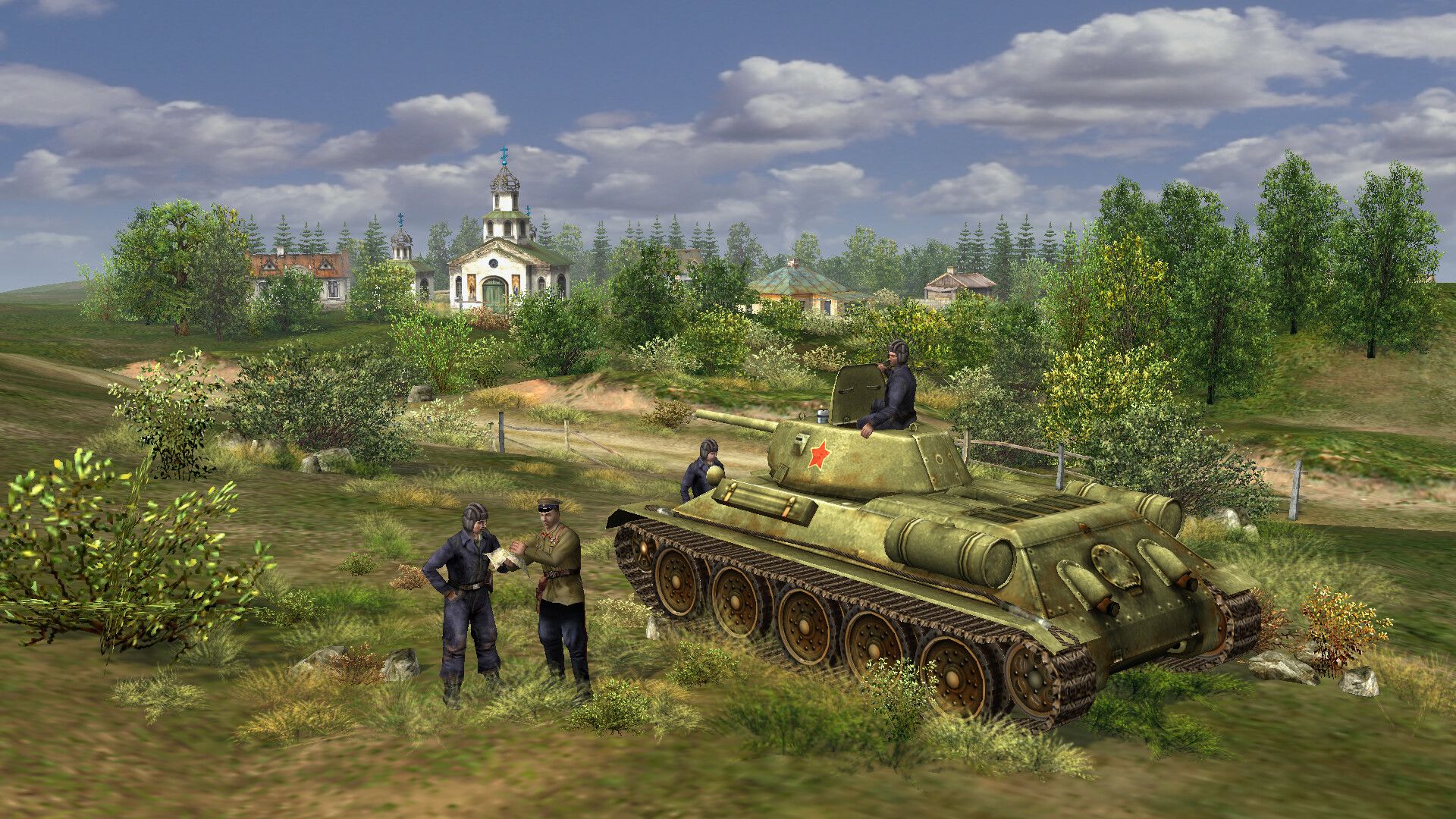 Скриншот из «В тылу врага» (Soldiers: Heroes of World War II)