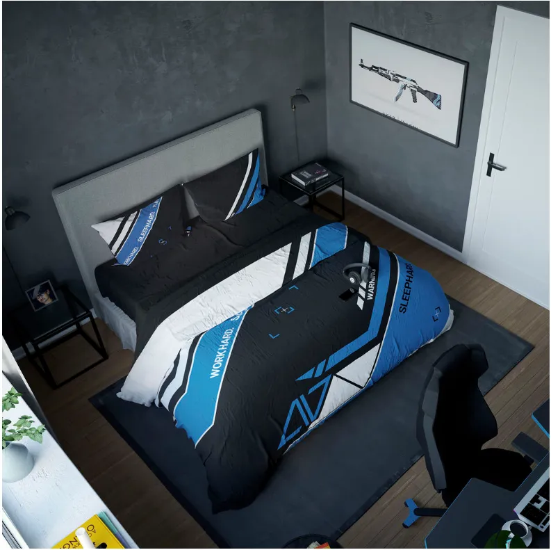 Геймерское постельное белье. Источник фото: ergotronica.ru.