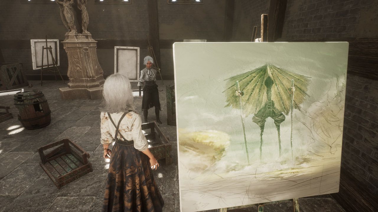 Скрытая в особняке комната спойлерит босса | Скриншот из Clair Obscur: Expedition 33