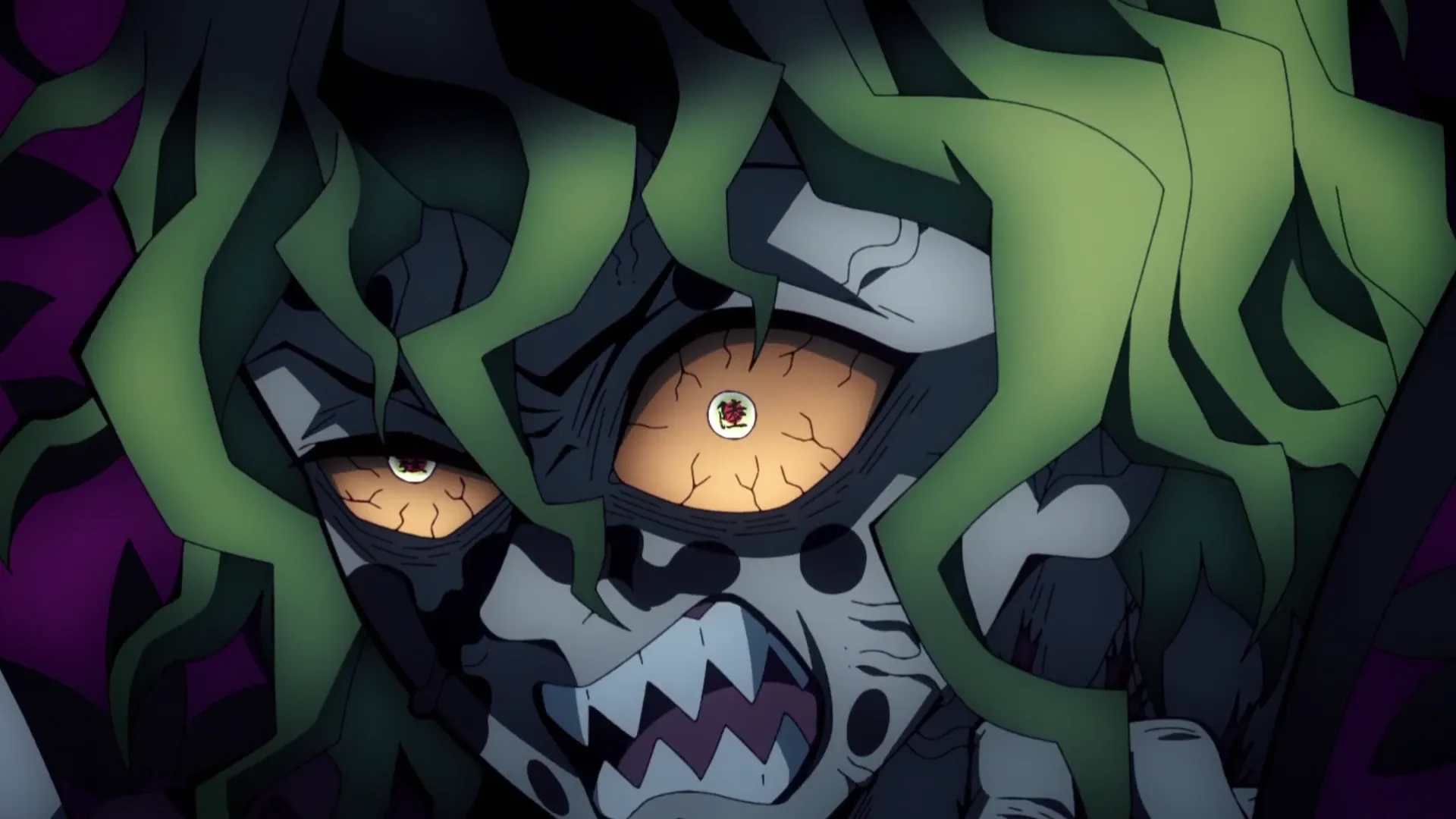 Кадр из аниме «Клинок, рассекающий демонов»