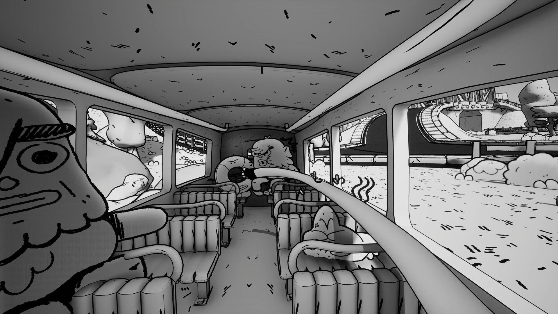 Скриншот из Thank You Bus Driver. Источник: Steam