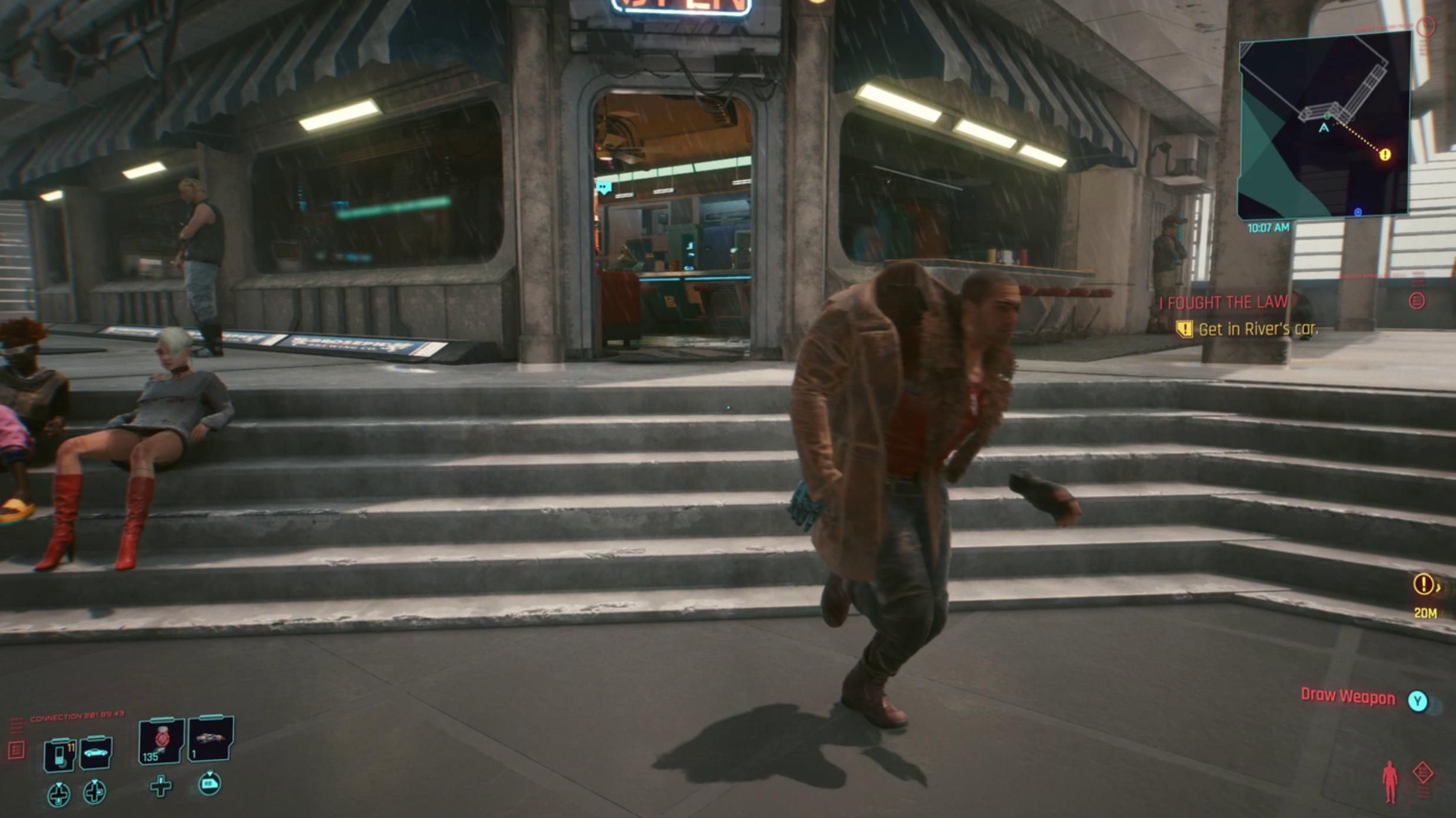 Скриншот из Cyberpunk 2077