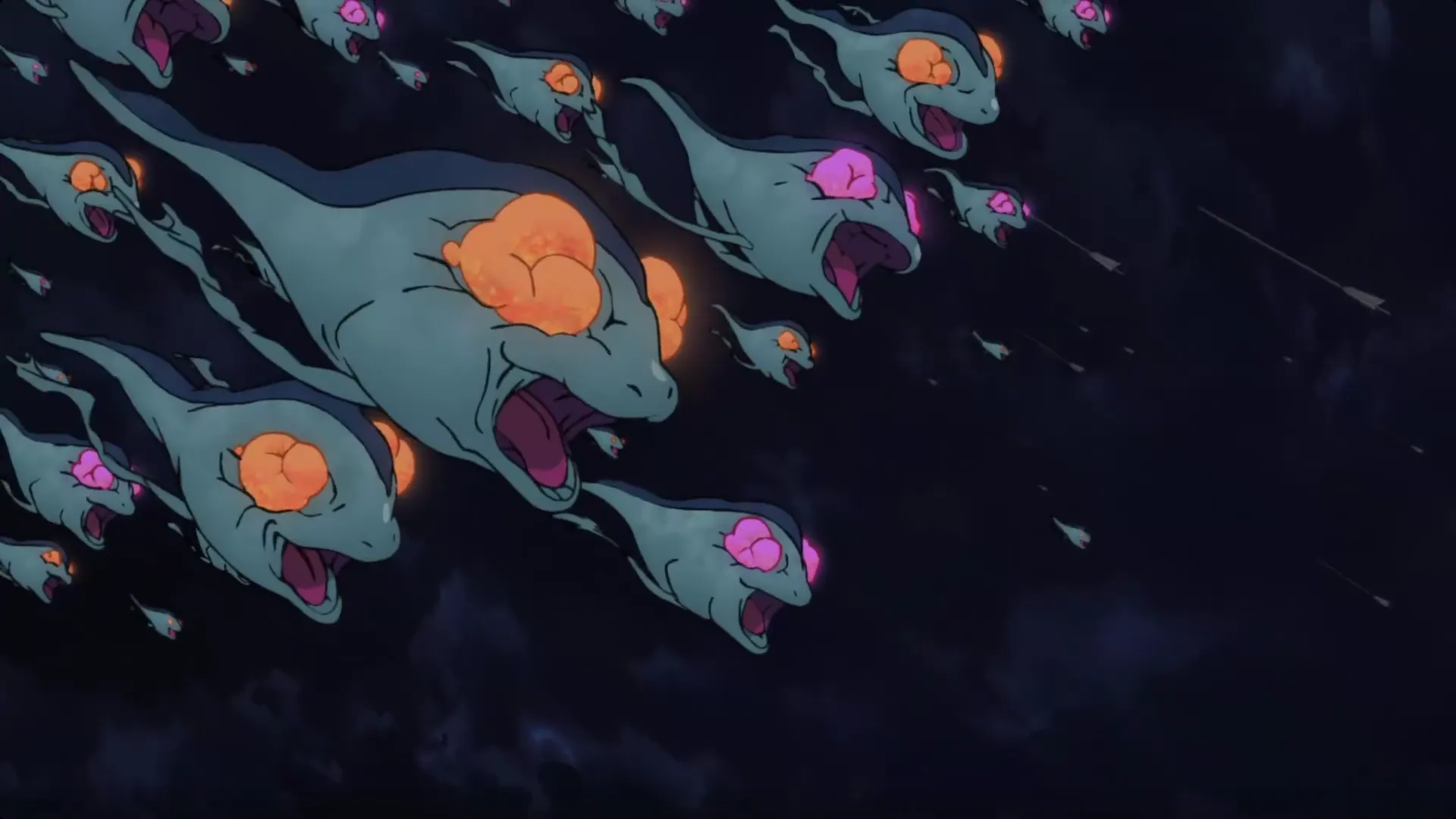 Кадр из аниме «Приговорённый быть героем: Тюремные записи 9004-го штрафного отряда героев»