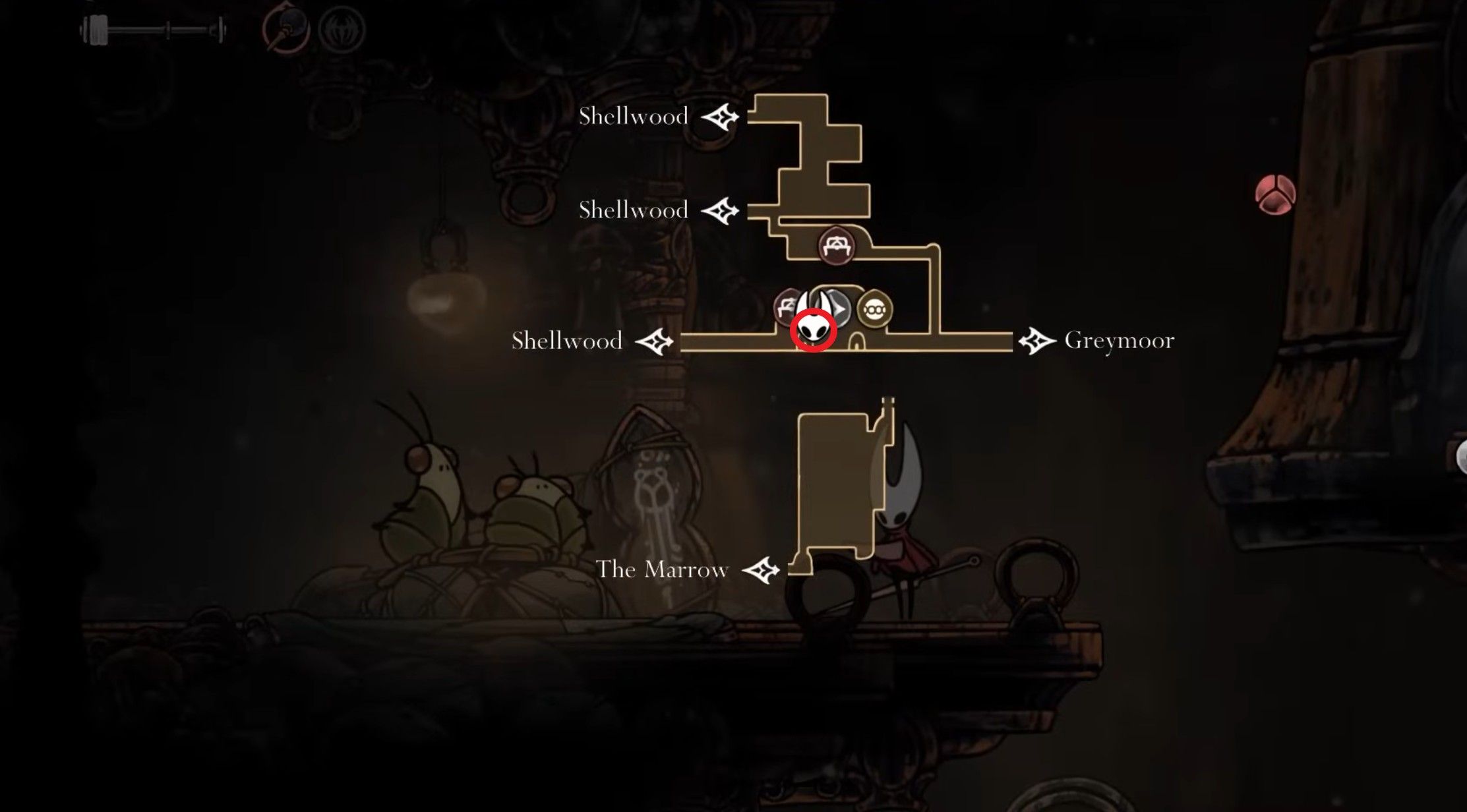 Скриншот из игры Hollow Knight: Silksong