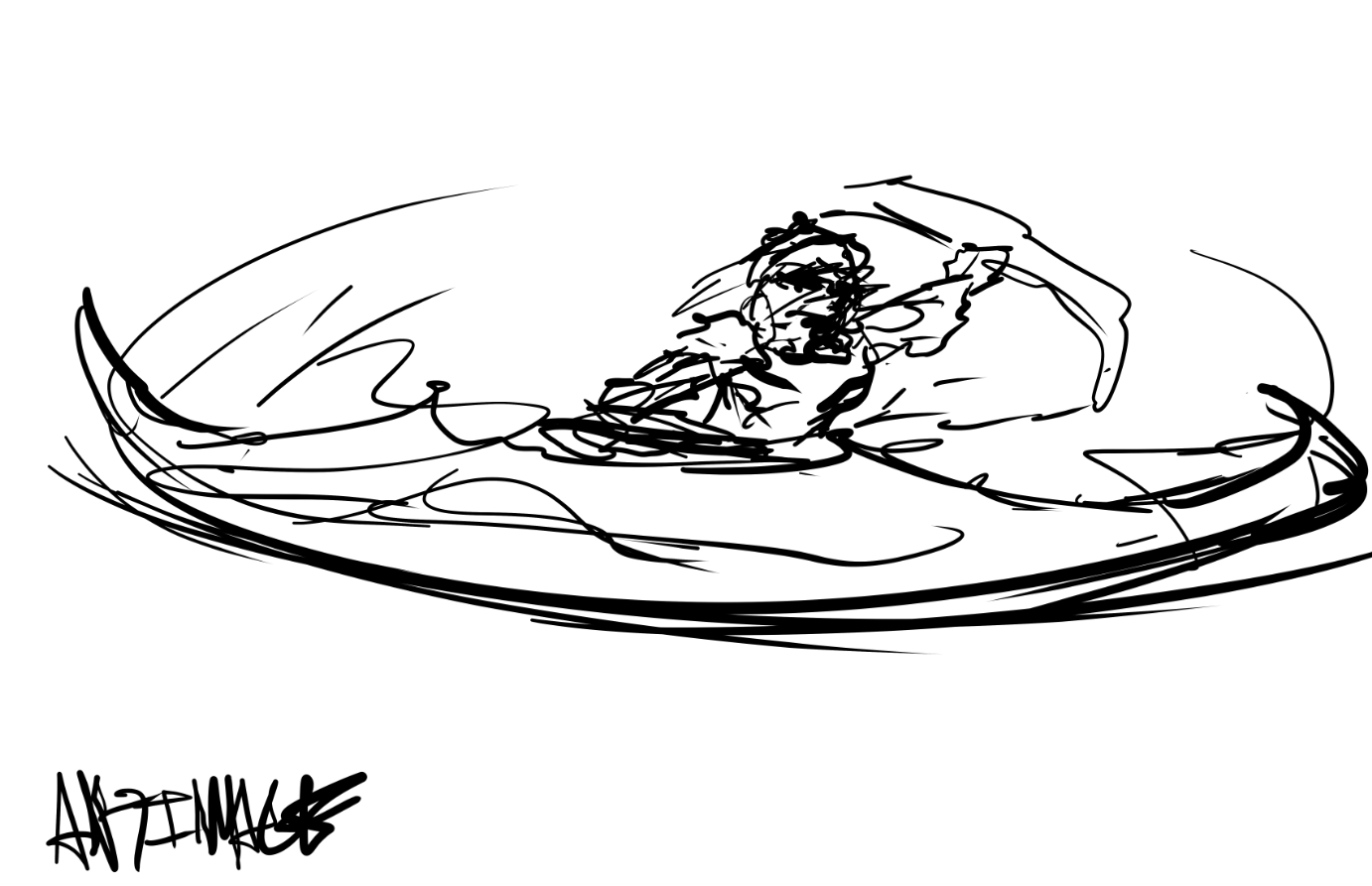 Рисунки героев Dota 2 за минуту. Автор: LiquidEV. Источник: imgur.com