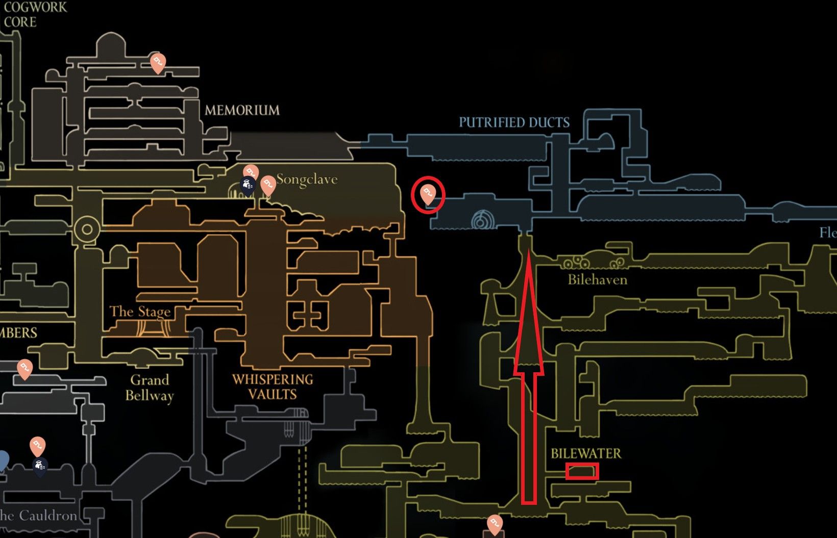 Скриншот из игры Hollow Knight: Silksong