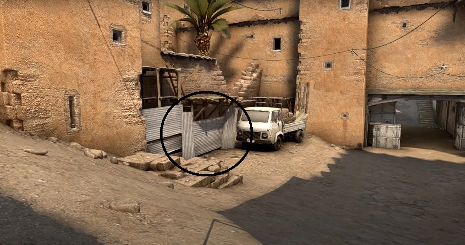 Новый шифер в центре Dust2