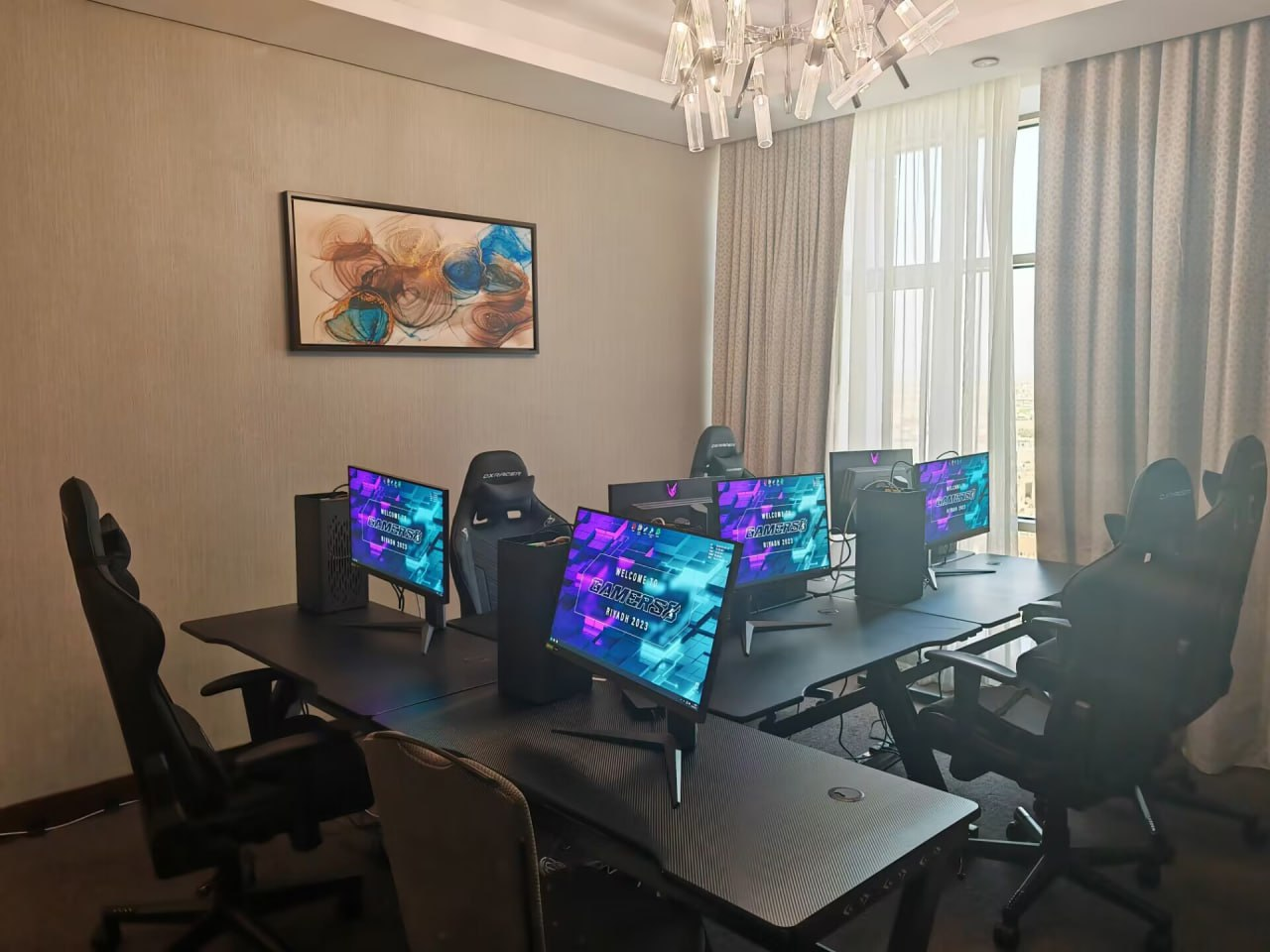Тренировочная комната на Riyadh Masters 2023 | Источник: канал аналитика STORM в Telegram