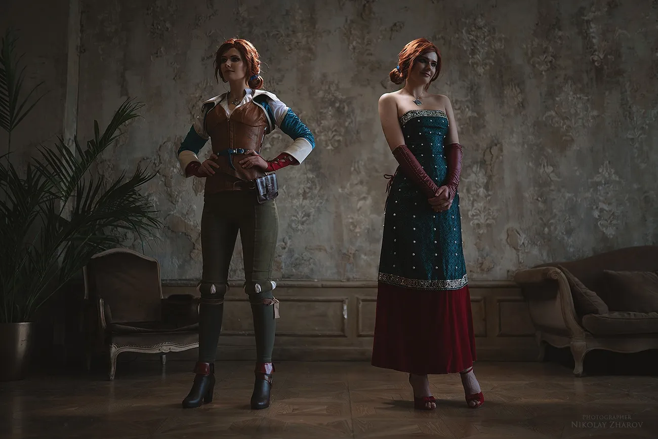 Косплей на Трисс Меригольд из The Witcher 3: Wild Hunt. Косплеер: Мирослава Ладовир. Фотограф: Николай Жаров. Источник: vk.com/nikolay_photogroup