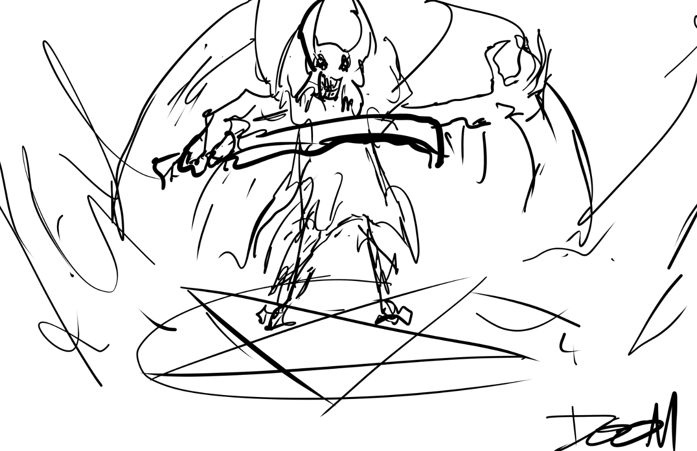 Рисунки героев Dota 2 за минуту. Автор: LiquidEV. Источник: imgur.com