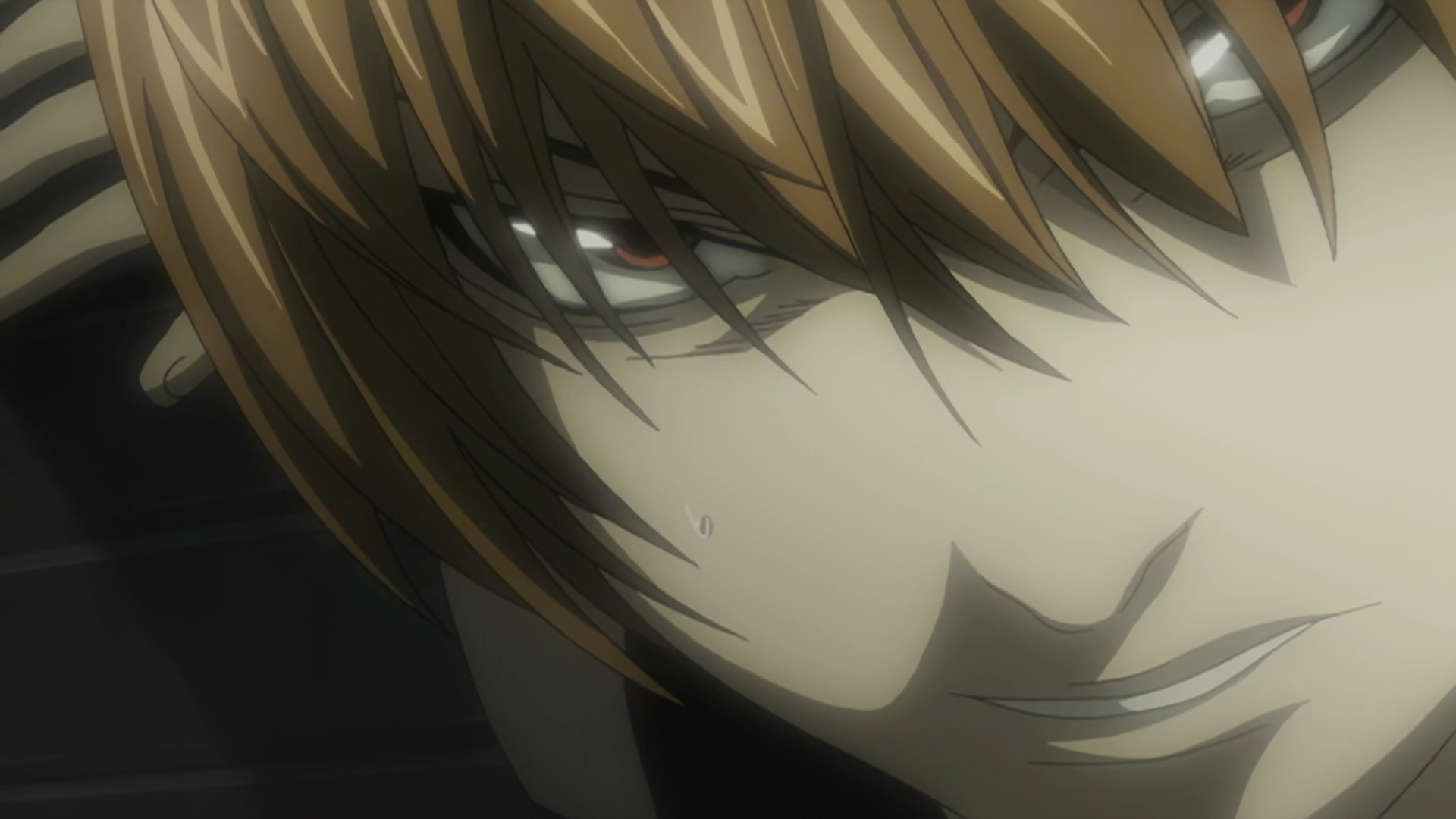 Кадр из аниме «Тетрадь смерти»