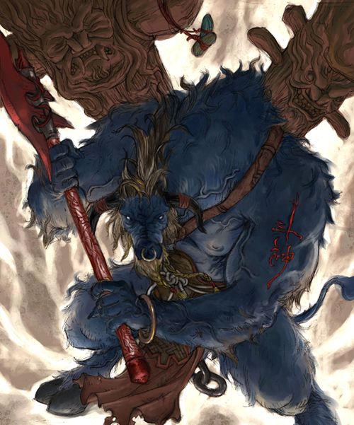 Ранний арт Kunkka: Вождь тауренов из Warcraft 3 (2003)